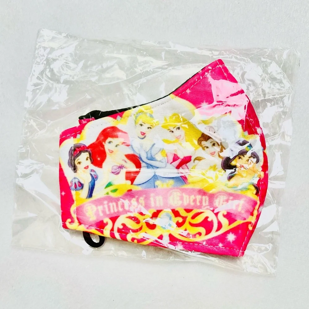 Disney Princess Cloth Face Mask for Kids / Petite Face, NEW